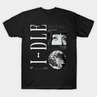 G)I-DLE T-SHIRT BLACK – LINE FRIENDS SQUARE